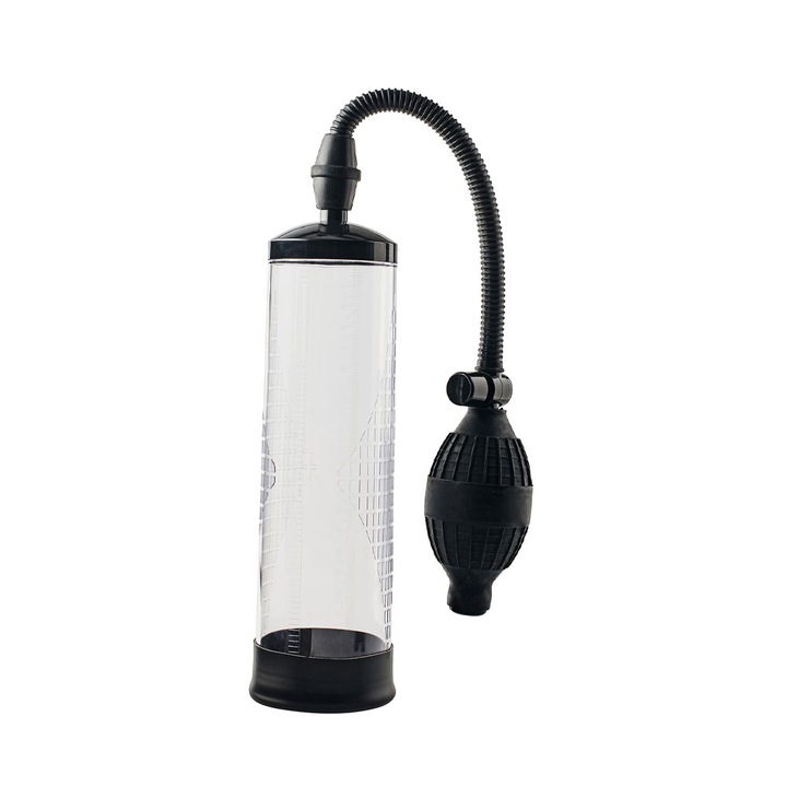 Пенис Помпа Dream Toys RAMROD, TPE/ABS, Прозрачен, 20 см