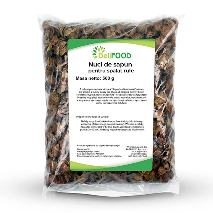 Nuci de sapun pentru spalat rufe 500g DELIFOOD