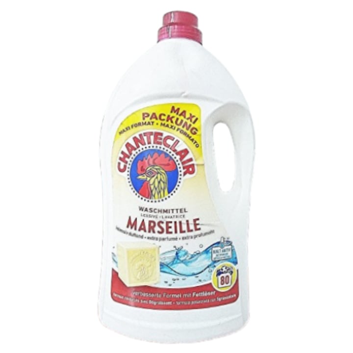 Detergent de rufe Chanteclair Marseille, 3600 ml, 80 spalari
