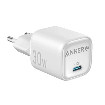 Incarcator retea Anker Zolo 30W Super Fast Charger USB-C alb