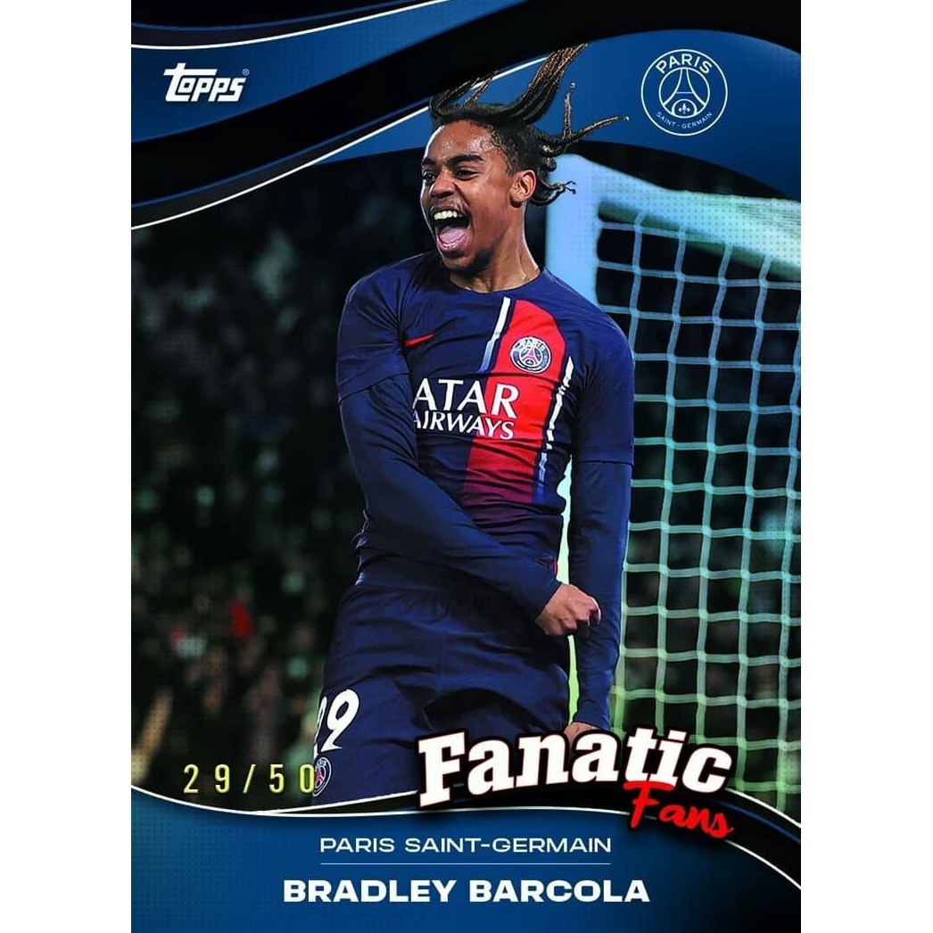 Topps Paris Saint-Germain 2023-24 – Team-Set Box – 30 Cartes Avec Autographes Et Reliques