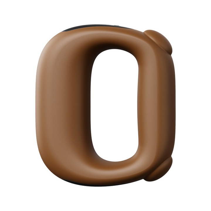 Aparat de masaj, vibratii, caldura 45°C, 5 setari, temporizator, zgomot redus, conector tip C, 12x14,5 mm, maro