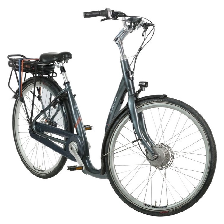 Bicicleta Electrica Stella Nantes FDST RTE 2.1 - 28 Inch, M, Gri