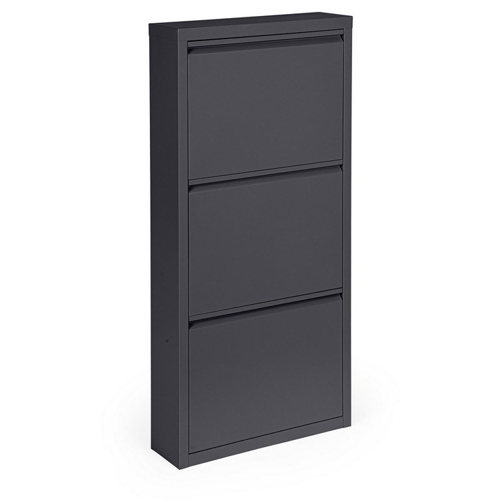 Pantofar otel negru Eyvin 50x15x106 cm