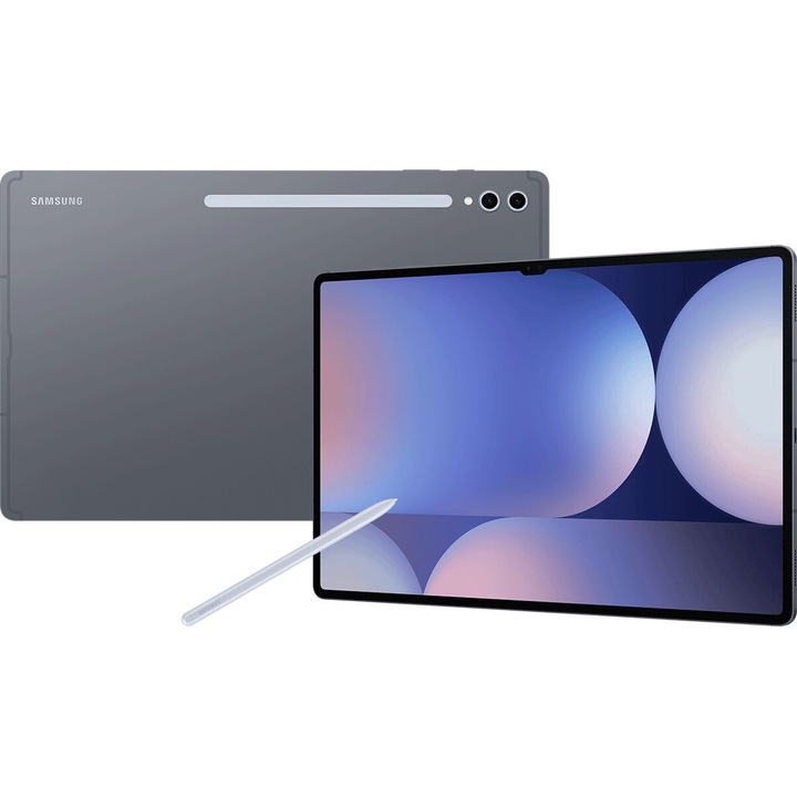 Таблет Samsung Galaxy Tab S10 Ultra, Moonstone Gray с процесор 1x Cortex-X4 (3.25 GHz) + 3x Cortex-X4 (2.85 GHz) + 4x Cortex-A720 (2.0 GHz), 12 GB, 256 GB, Android 14, Сив