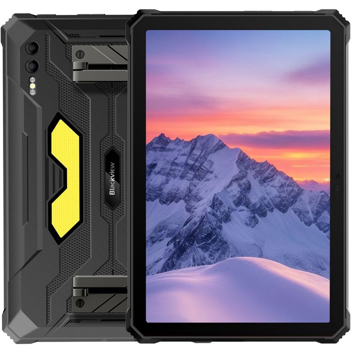 Таблет Blackview Active 10 Pro, Black с процесор 4x Cortex-A78 (2.5 GHz) + 4x Cortex-A55 (2.0 GHz), 12 GB, 512 GB, Android 14, Черен
