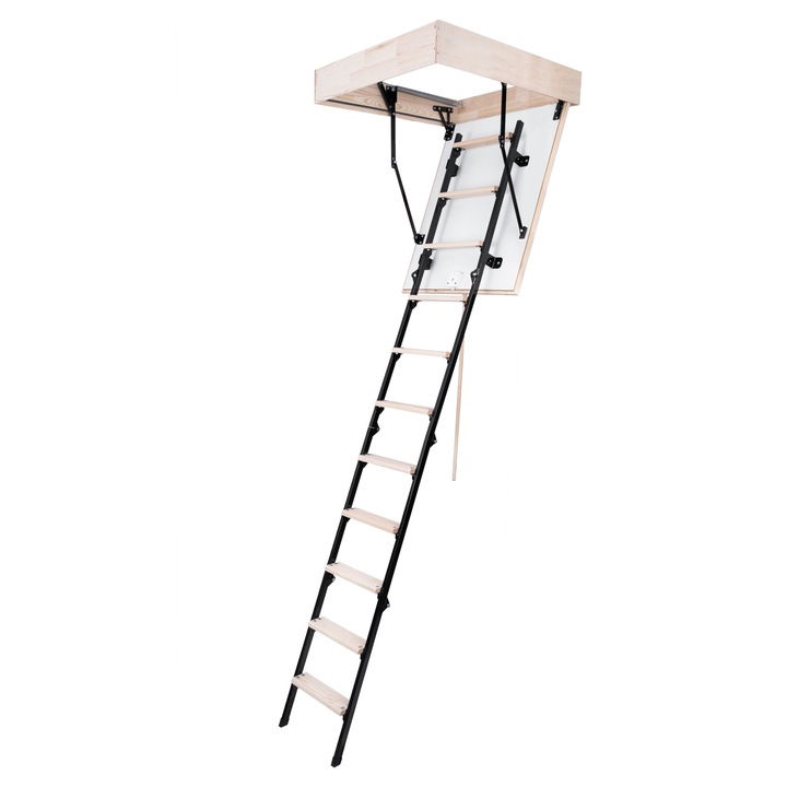 Таванска стълба, Дърво / Матал, H 265 cm, до 160 kg, 80x70 cm