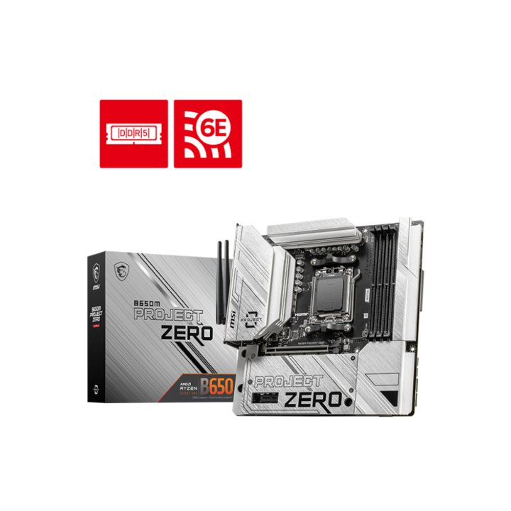 Дънна платка MSI B650M PROJECT ZERO 911-7E09-007