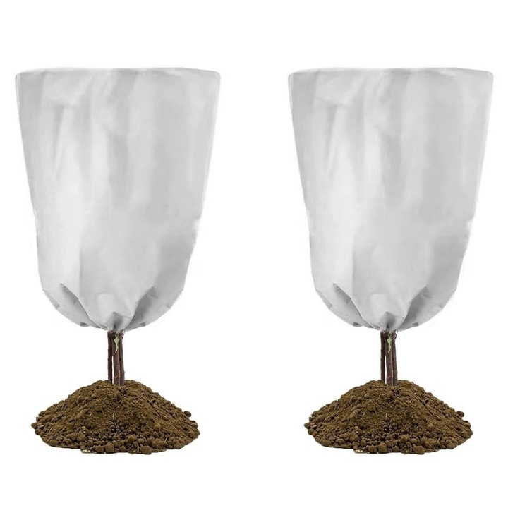 2 db-os növénytakaró szett, Tioialz, 80x120cm, fehér, fagyálló