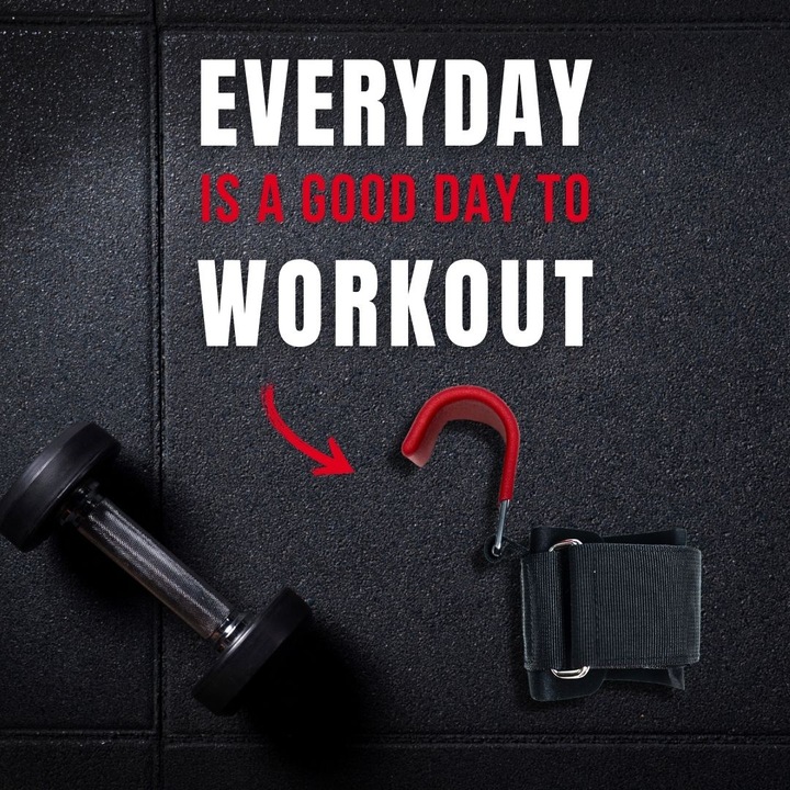 Set 2 chingi/manusi cu carlig metalic pentru ridicare greutati antrenamente in sala fitness/gimnastica, protejaza inchieturile, marime universala, ROSU