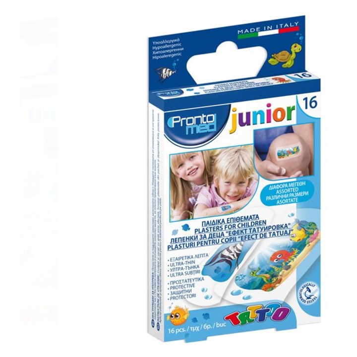 Plasturi pentru Copii Tattoo Ocean 16 buc