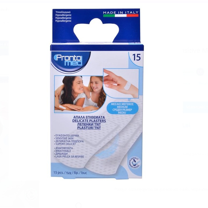 Plasturi Sensitive Mijlocii 15buc