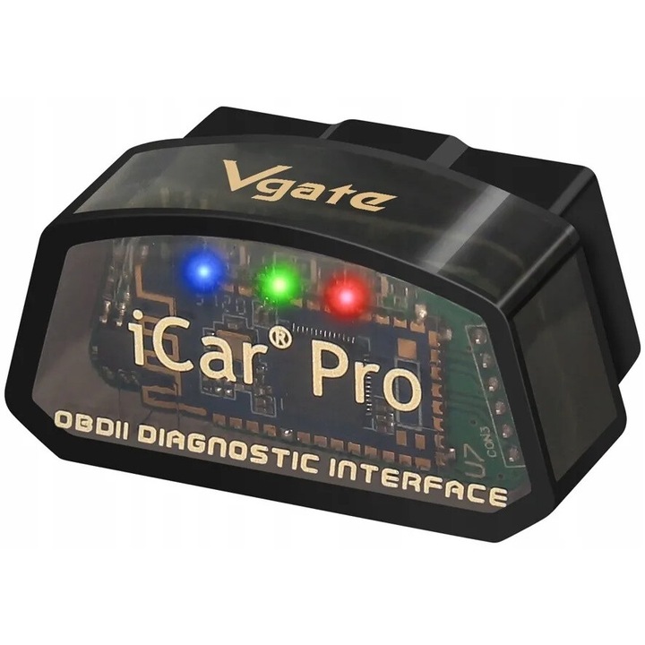Диагностично устройство Vgate iCar Pro BT 4.0 ELM327, поддържа iOS, Android, Windows, OBD2