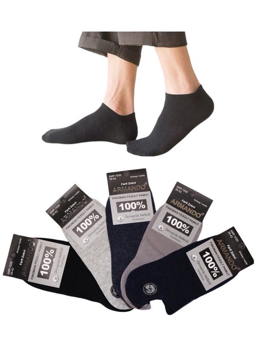 Sosete barbati Armando, set 5 perechi, AMP-1020, bumbac,, Multicolor