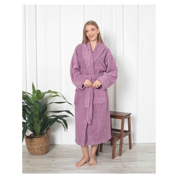 Halate Dama Cocolino, Violet, Marimea 2XL