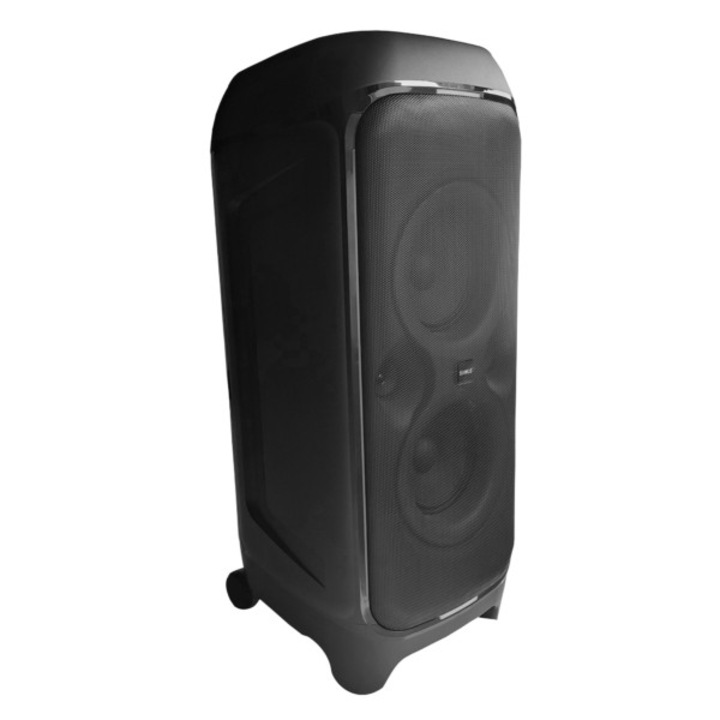 Boxa portabila Samus Prime Sound 590, Subwoofer 12 inch, Afisaj electronic LED, Putere RMS 450 W