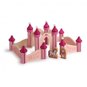 Castelul Printesei, set lemn modular, inclusiv figurine lemn Castelul Printesei, set lemn modular, inclusiv figurine lemn