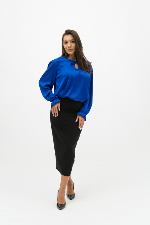 Compleu fusta si camasa, midi, pentru femei