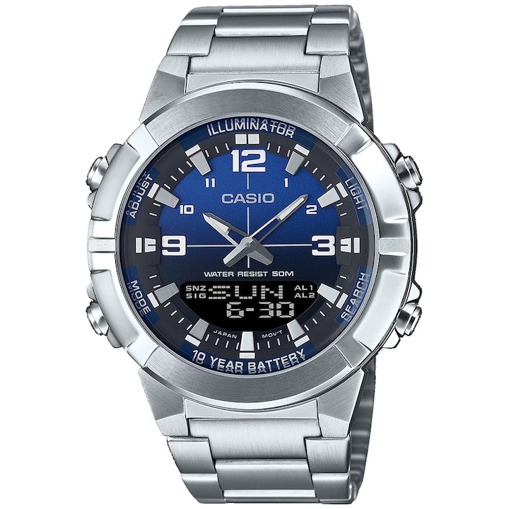 Мъжки часовник Casio AMW-870DA-2A1, хронометър