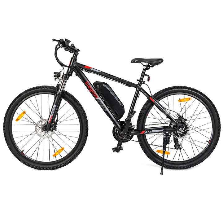 Eleglide M2 elektromos kerékpár, 29"x2,4", 550W, 25km/h, 15Ah, 24 sebesség, hidraulikus fékek, hidraulikus felfüggesztés, fekete
