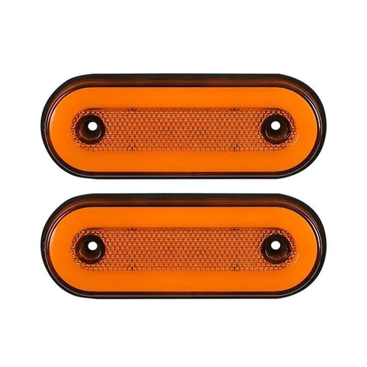 Set 2 lampi gabarit VG1 galben, lampa avertizare led, 12-24V