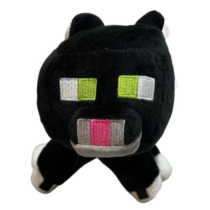 Фигурка Minecraft, Плюшена, 28-30см, черно-бяла