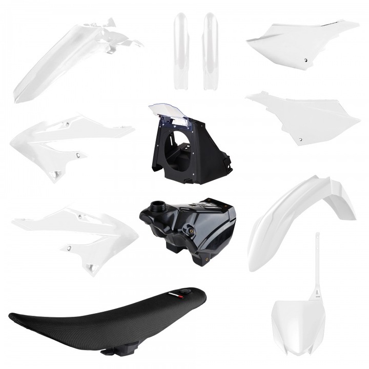 Műanyag felújító készlet POLISPORT Yamaha YZ 125/250 (2002-2021) Fehér