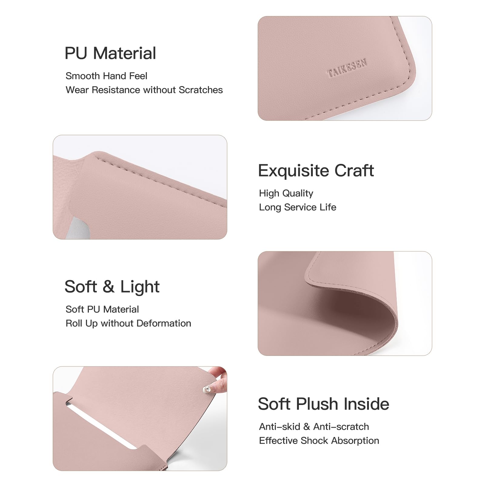 Husa Laptop 12 inch compatibila cu MacBook, Cu punga pentru incarcator, Piele Ecologica, Marime Universala, 325*244 mm, roz