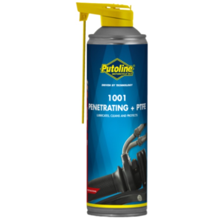 Спрей за отблъскване на влагата и защитаване на металите Putoline 1001 Penetrating + PTFE, 500 мл
