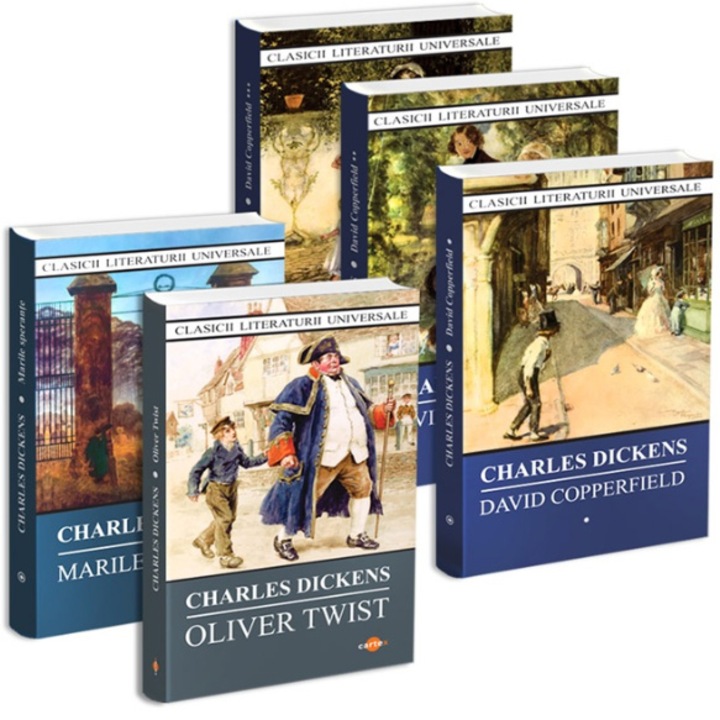 Pachet Charles Dickens, 5 carti
