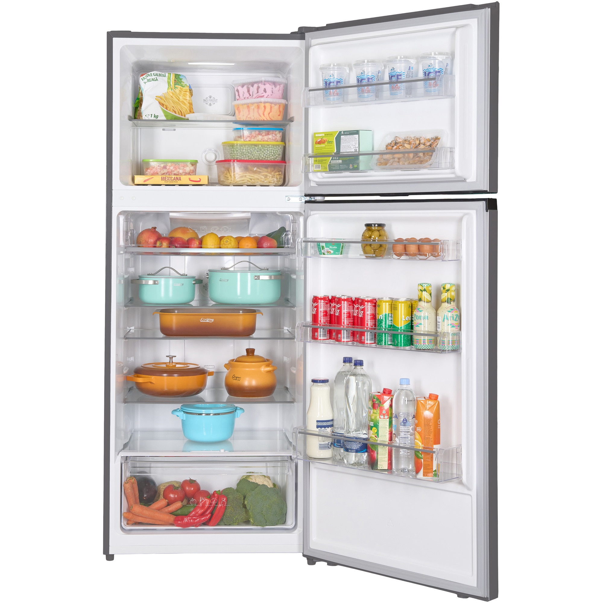 Frigider cu doua usi Heinner HF-HM415NFDXE++, 415 l, Full No Frost