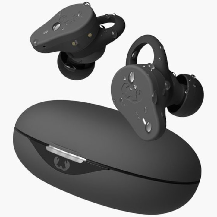 Casti Sport Earbuds Fresh 'n Rebel Twins Rush, True Wireless, Bluetooth 5.3, Hybrid ANC, Multipoint, IP57, Autonomie 36 ore, Storm Grey