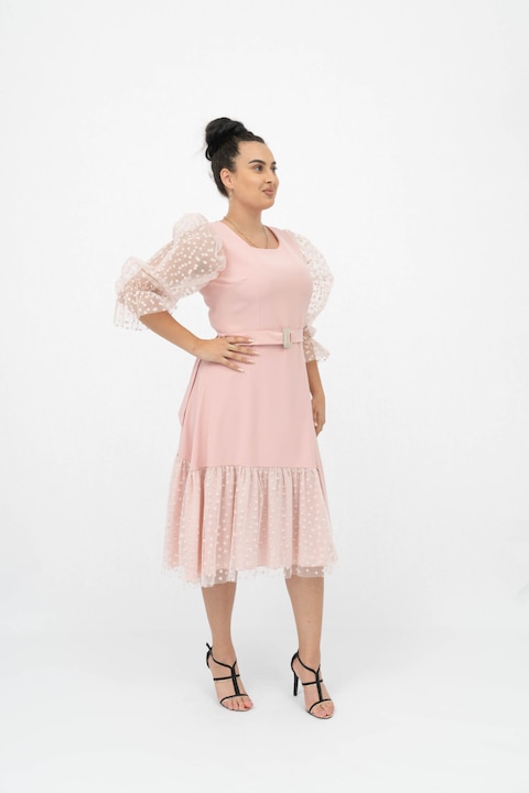 Елегантна дамска рокля от дантела