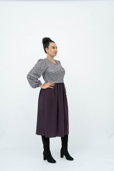 Елегантна рокля Marisa, Вишна, Бордо