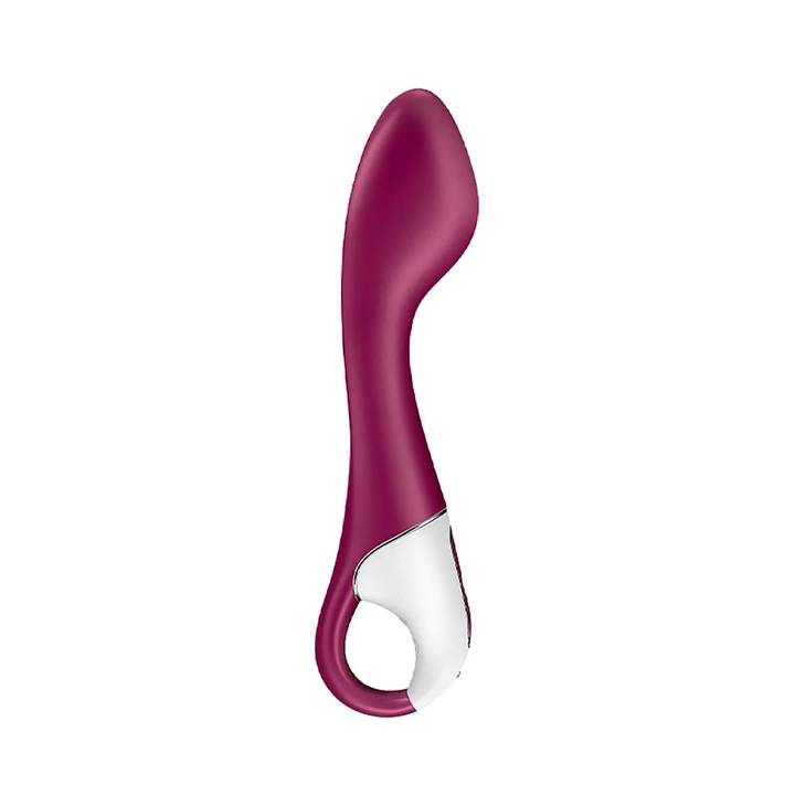 Вибратор Satisfyer Hot Spot, G-точка, Загряващ, Вишна, 21 см