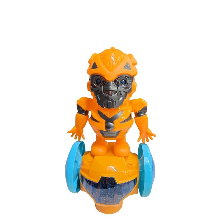 Robotel dansator, luminill si muzica