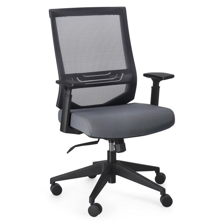 Marcus fekete szürke irodai szék 62,5x64x104/113,5 cm