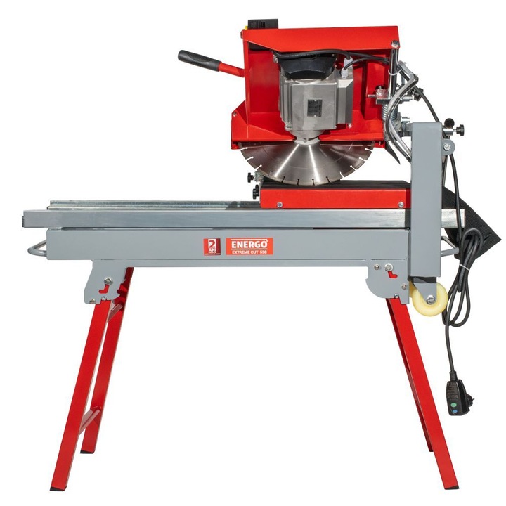 Masina de taiat electrica cu disc 400x25.4mm si masa 430x530mm EXTREME CUT caramida/boltari grosime 110mm 2000W 230V Energo
