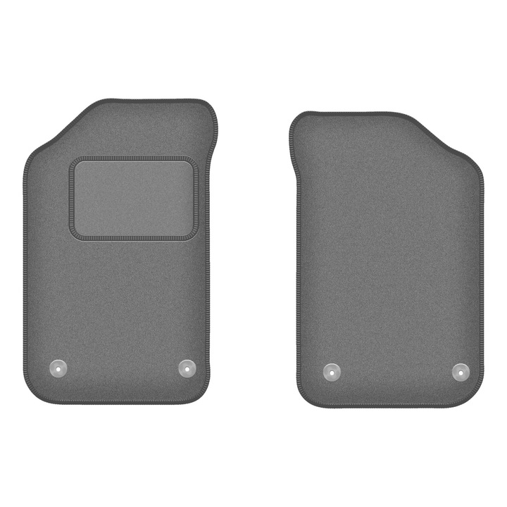 Set fata covorase auto, 2 bucati, presuri auto, pentru: MG F / TF (2007-2011) coupe, decapotabila grafit