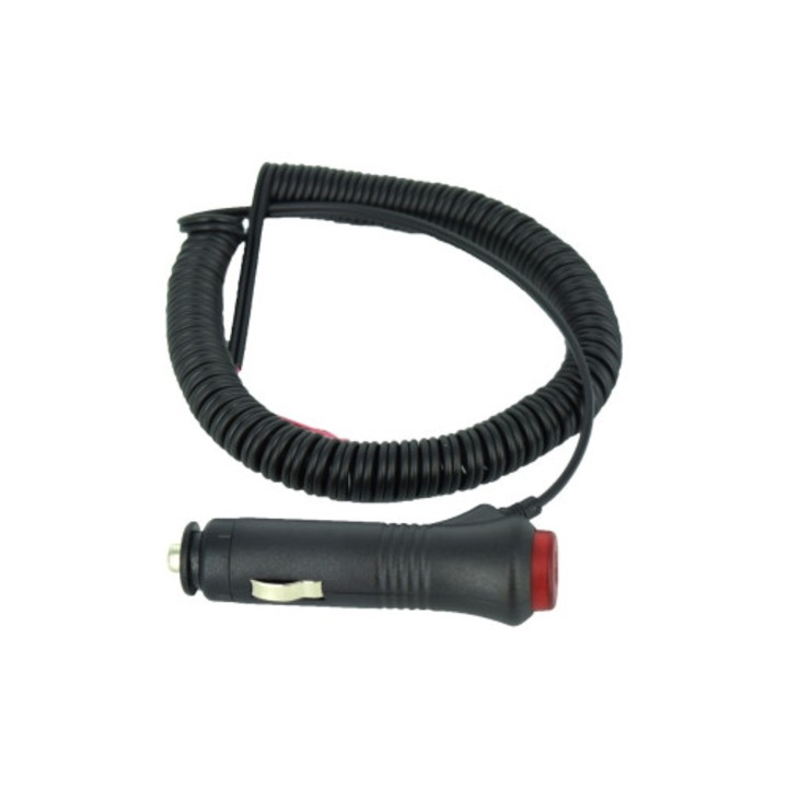 Mufa Bricheta Auto cu Intrerupator si Cablaj Spiralat, Lungime 3 m