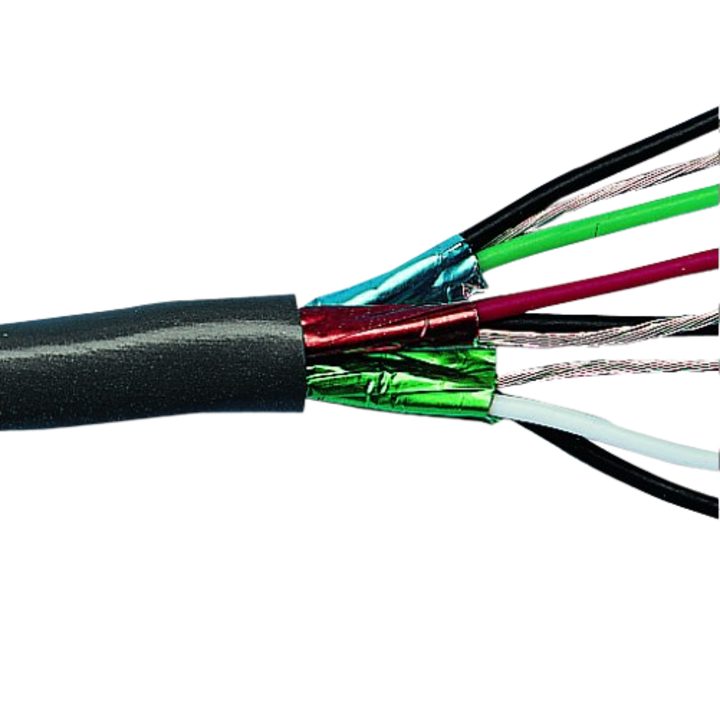 Индустриален кабел Belden, 6x2 x AWG22, многожилен, индивидуално екраниране на всяка двойка с АЛ фолио, ролка 30.5 м