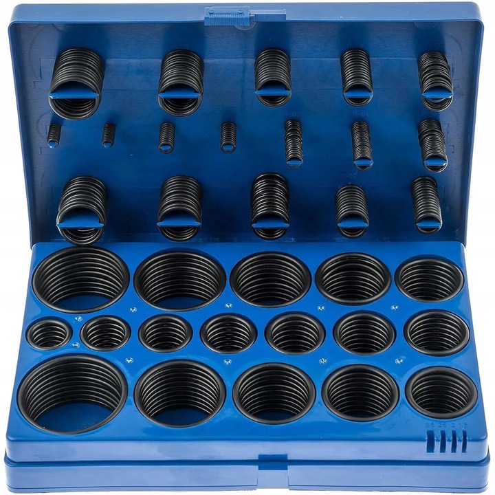 Set de garnituri, Luxtom, Universal, 419 bucati, Rezistente la ulei, Rezistente la temperaturi ridicate pana la +250c, In trusa din plastic