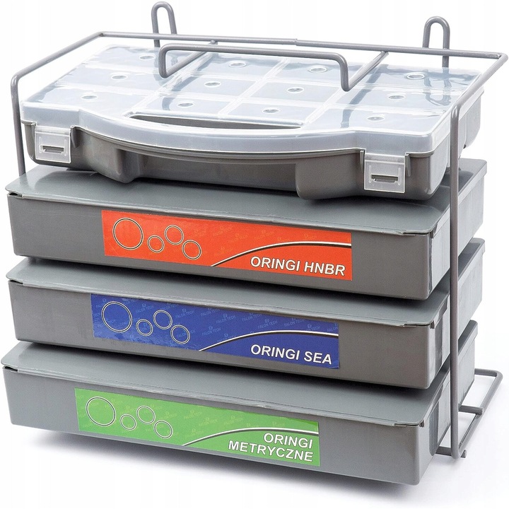 Gyűrűs tömítés készlet, Luxtom, Hnbr és nbr, Univerzális, Többféle méret, Teljes mennyiség 315 db