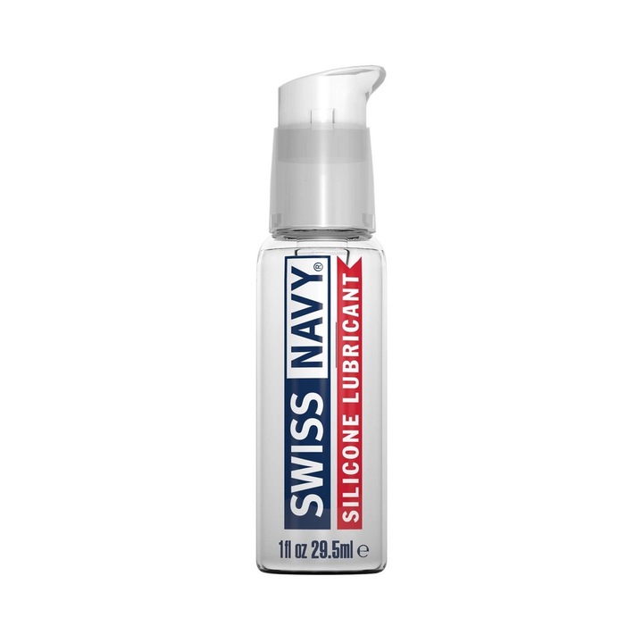 Swiss Navy síkosító, szilikon, 30 ml, kiömlésálló, pumpával