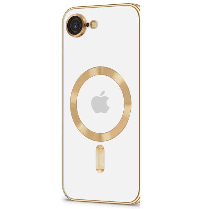 Калъф TECH-PROTECT MagFlex MagSafe, съвместим с iPhone SE 4 2025 Shiny Gold