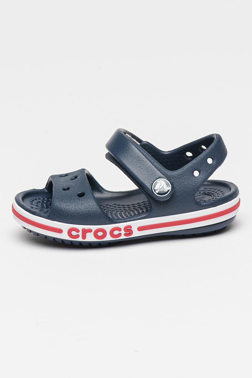 Crocs, Sandale slingback cu perforatii, Bleumarin, 19-20 EU