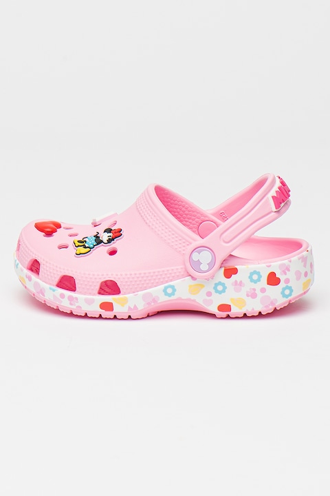 Crocs, Крокс с дизайн Minnie Mouse, Червен/Розово/Син