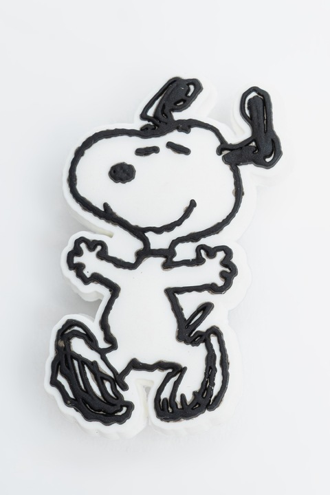 Crocs, Джибиц Peanuts Snoopy, Бял, Черен