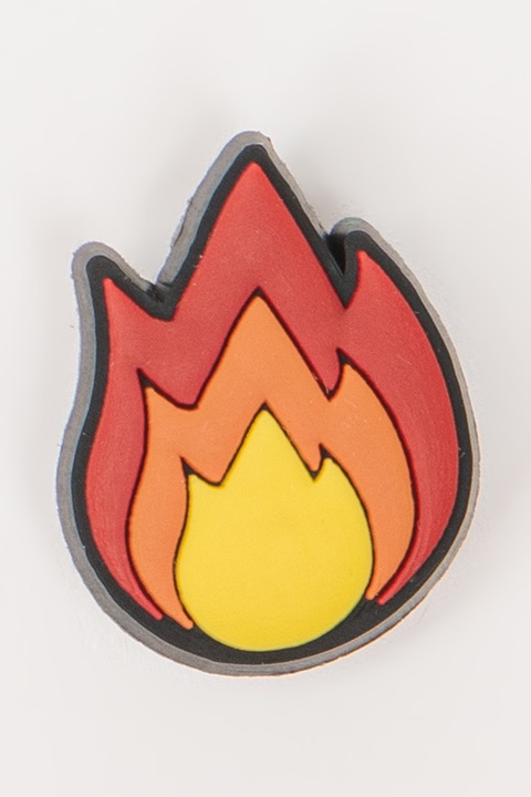 Crocs, Аксесоар джибиц, Оранжев, Тъмночервен