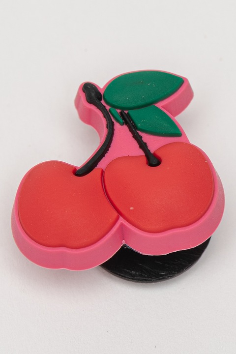 Crocs, Джибиц с форма на череша, Светлорозов, Аленочервен